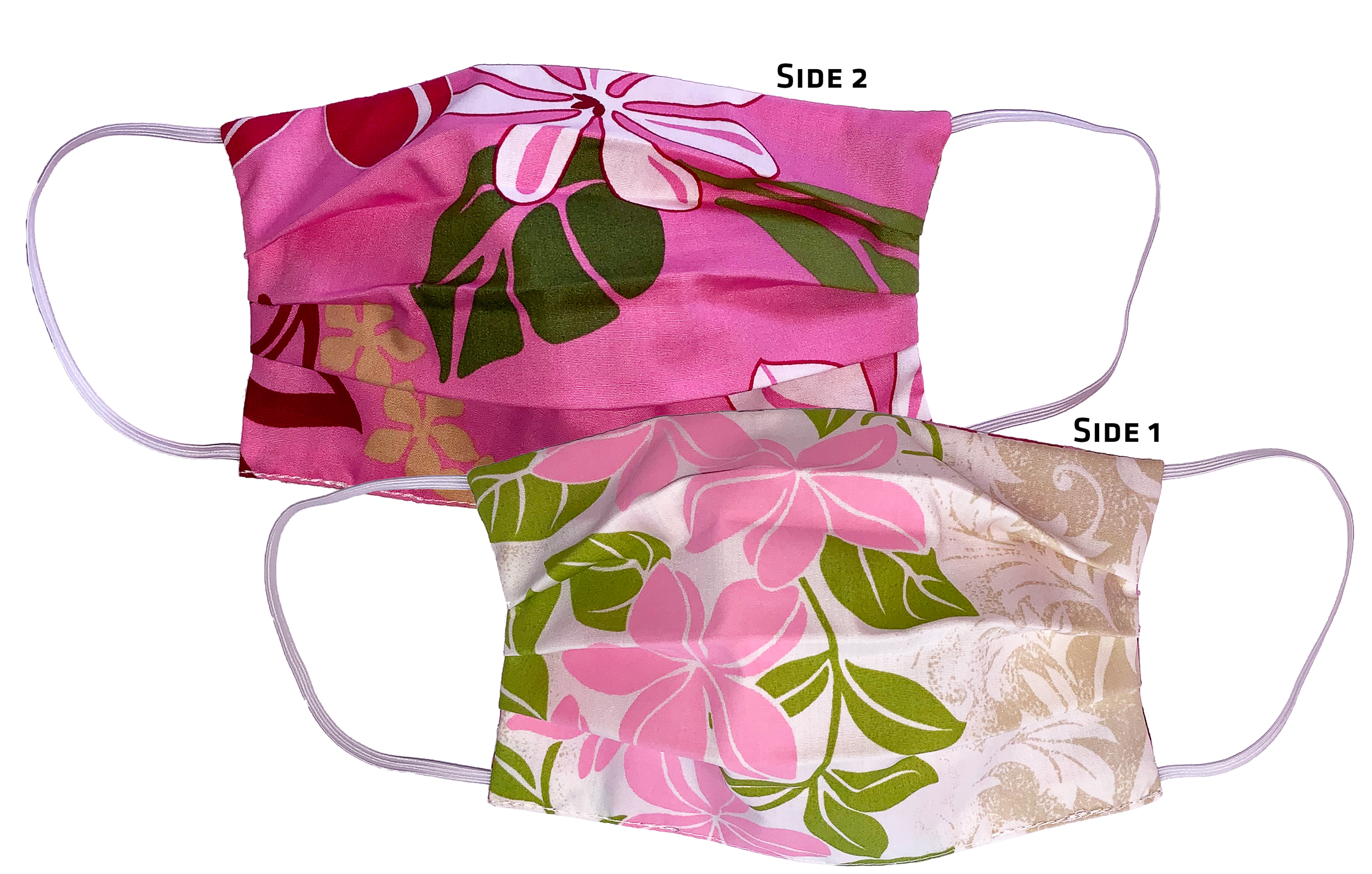 RJC Hawaii plissierte Baumwolle Gesichtsmasken - Bild 3 von 8