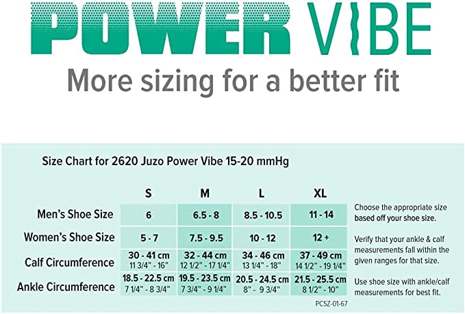 Compresión hasta la rodilla Juzo Power Vibe 15-20 mmHg, caja abierta - Imagen 2 de 8