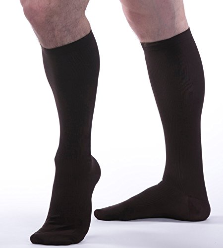 Allegro Men's 15-20 mmHg Essential 103 Ribbed Compression Support Socks - Picture 4 of 7