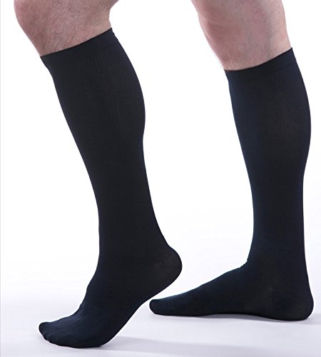 Allegro Men's 15-20 mmHg Essential 103 Ribbed Compression Support Socks - Picture 6 of 7