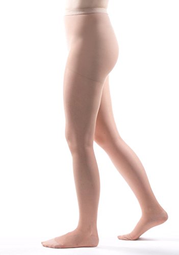 Allegro 15-20 mmHg Essential 15 Sheer Support Closed Toe Compression Pantyhose - Picture 3 of 11