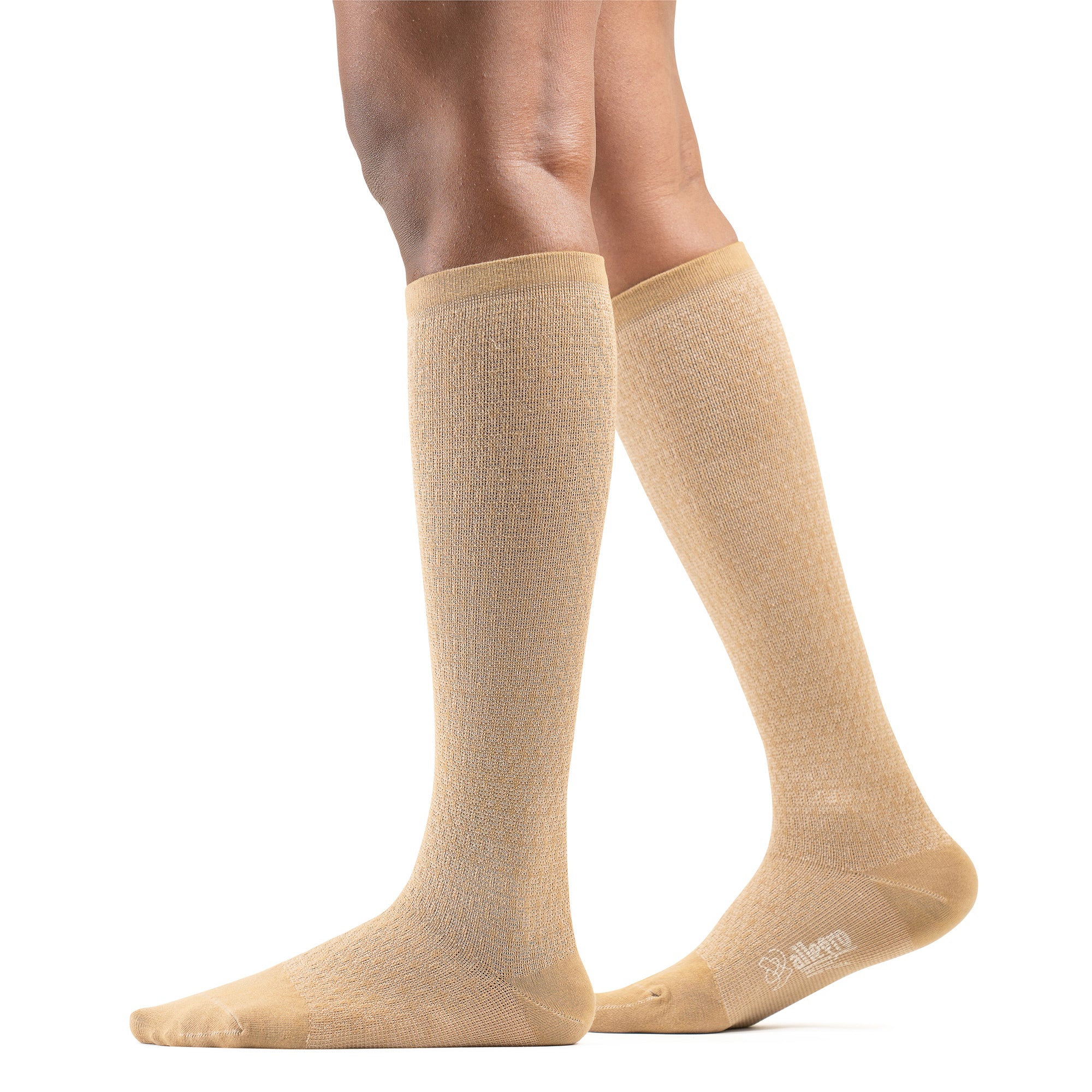 Allegro Premium Women's Mosaic Cotton Socks 20-30 mmHg Compression, Open Box - Picture 2 of 2