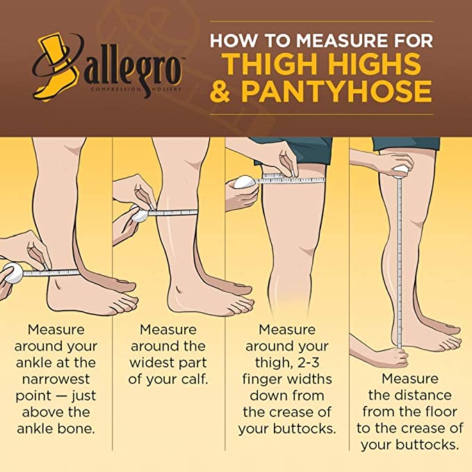 Allegro Surgical Pantyhose 30-40 mmHg Compression - Picture 9 of 9