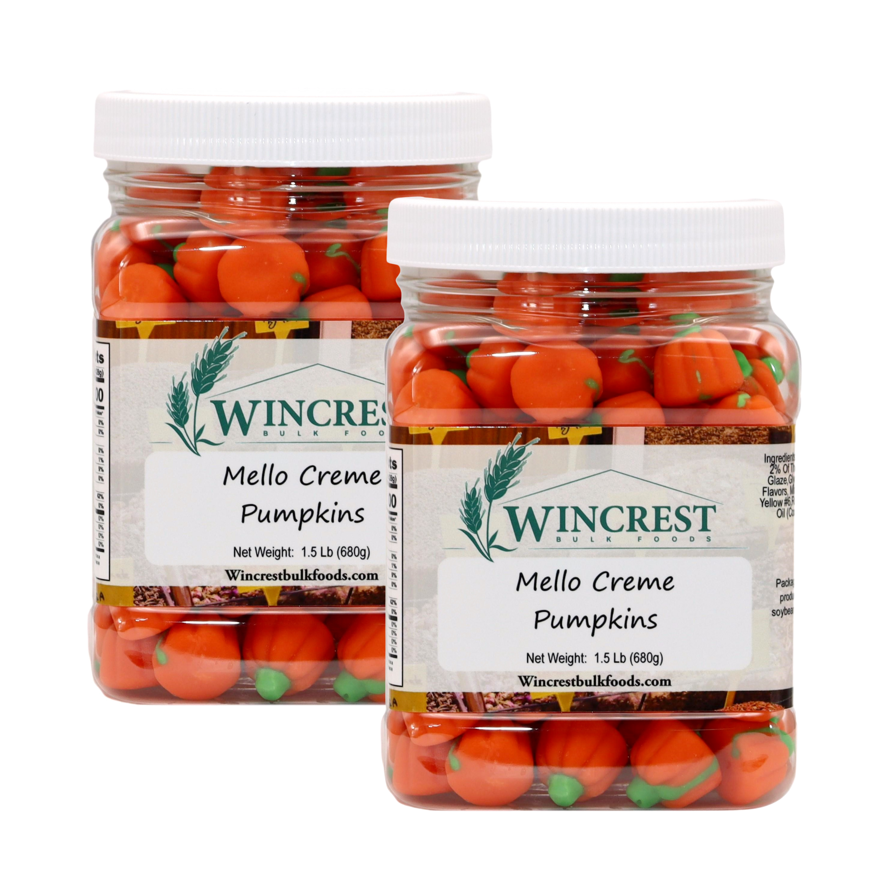 WinCrest Autumn Mello Creme Pumpkins - 1.5 Lb Tub - Free Expedited Shipping! - Picture 7 of 7