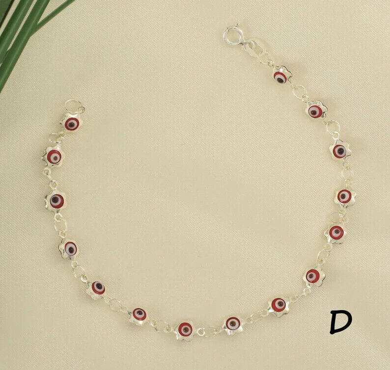 Rotes Evil Eye Armband - 925 Sterling Silber - Schutzarmband - Geschenk für Sie - Bild 14 von 19