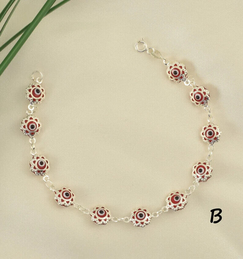 Rotes Evil Eye Armband - 925 Sterling Silber - Schutzarmband - Geschenk für Sie - Bild 12 von 19