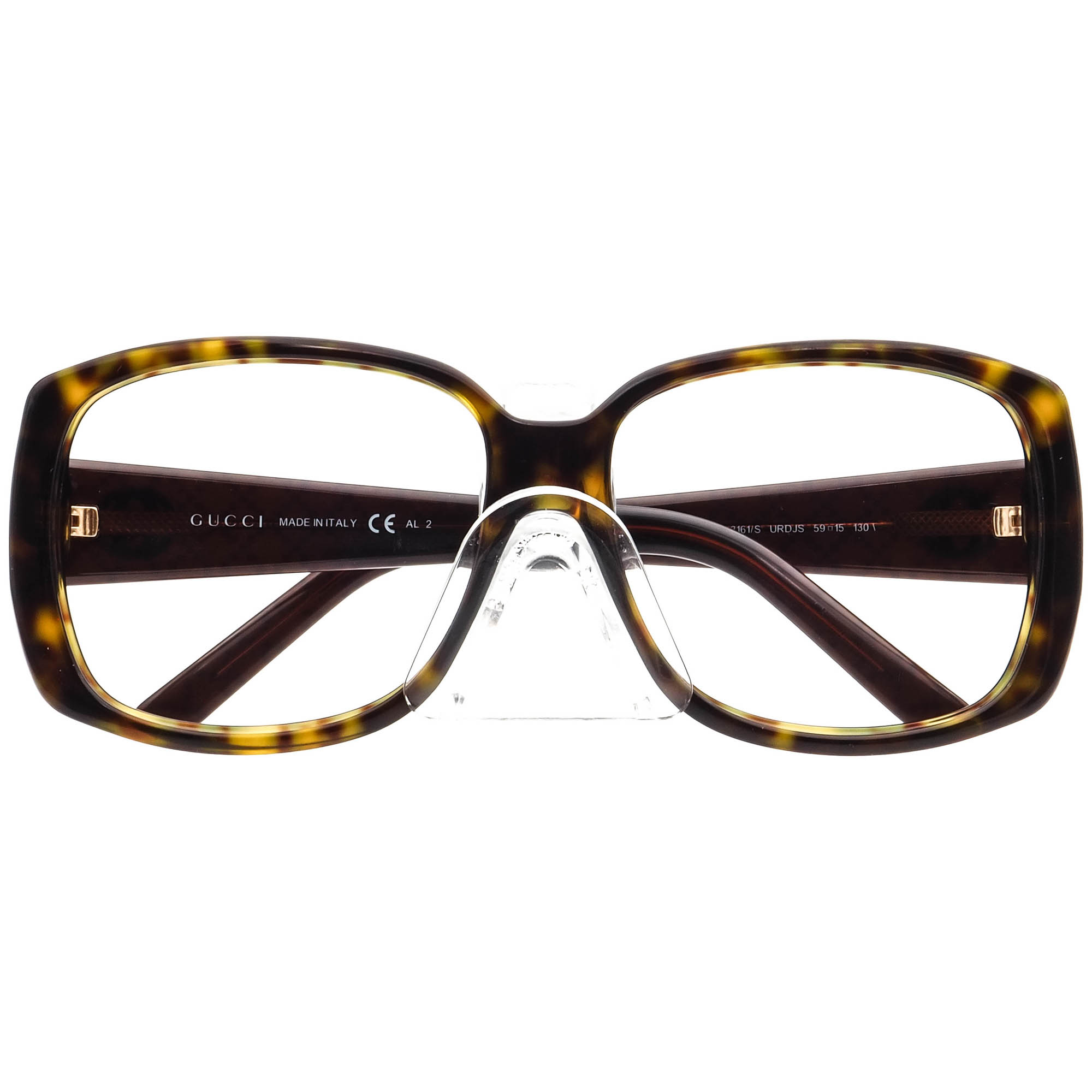 Gucci occhiali da sole donna montatura solo 3161/S URDJS tartaruga 59 mm - Foto 6 di 9