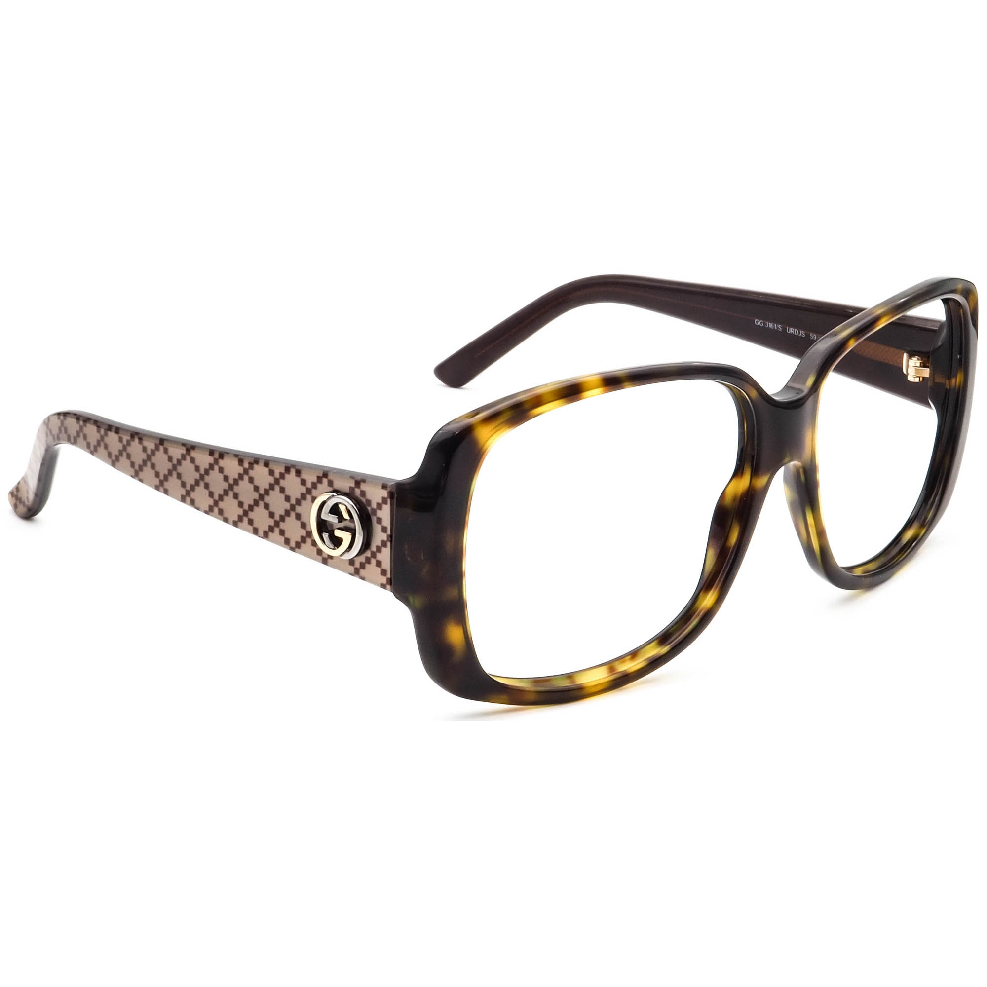 Gucci occhiali da sole donna montatura solo 3161/S URDJS tartaruga 59 mm - Foto 1 di 9