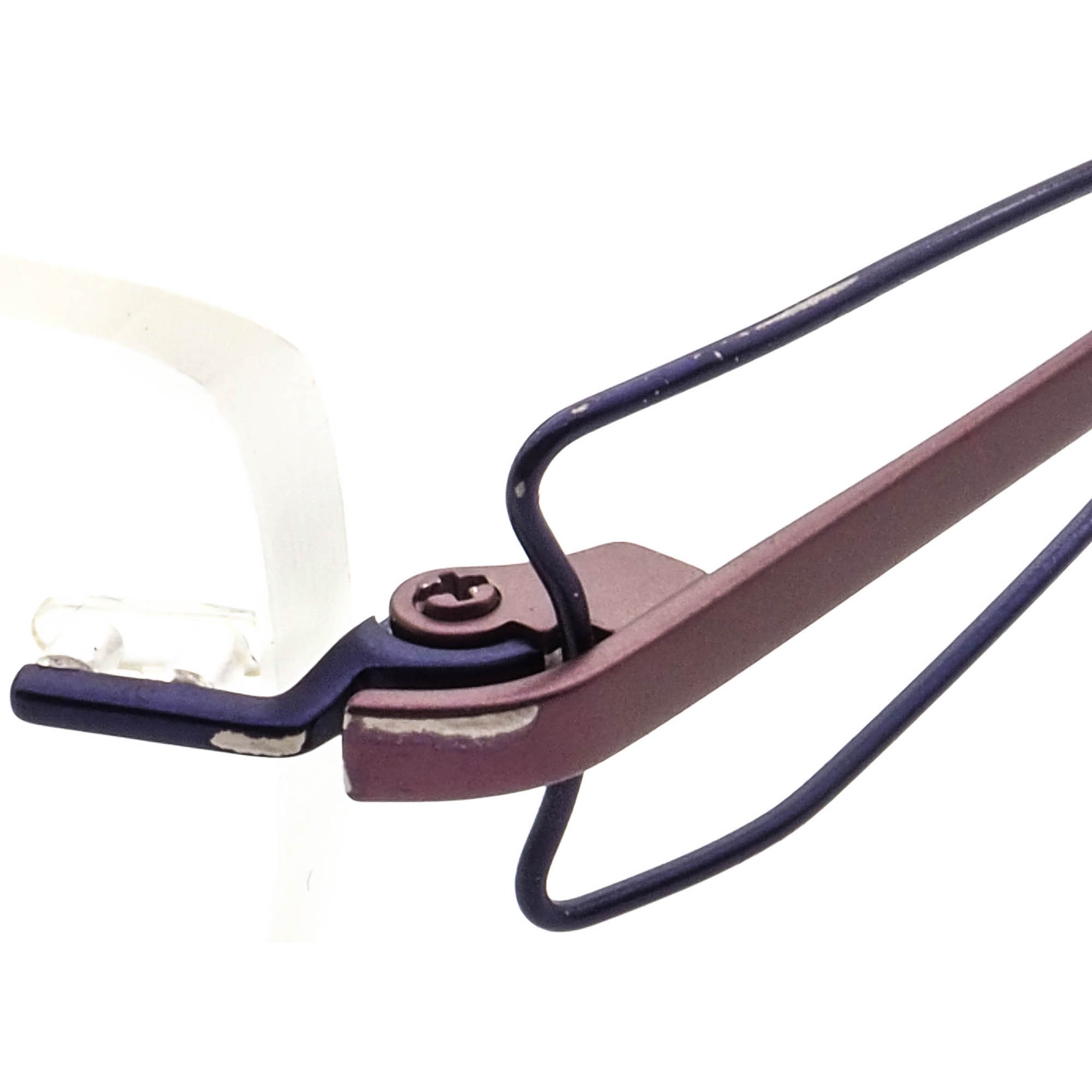 Charmant Women's Eyeglasses CH10958 PU Titanium Purple Rimless Frame 51[]17 140