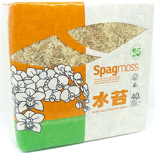 Spagmoss TM Premium New Zealand Sphagnum Moss 500 Grams (40 Liters ...