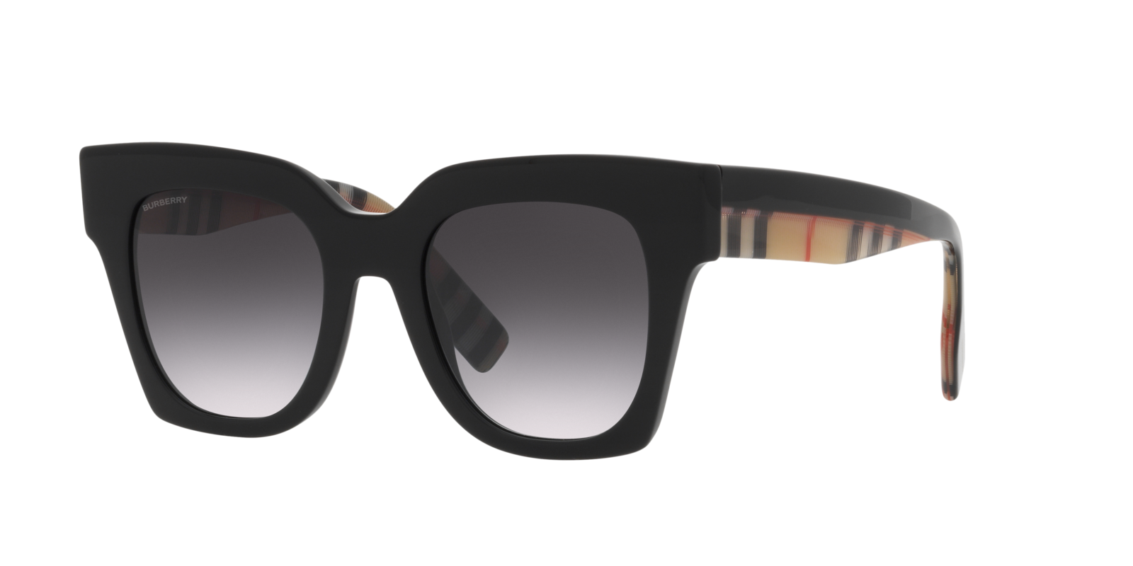 Burberry Unisex Black Grey Gradient Sunglasses! BURBERRY Sunglasses BE 4216 3001T3 Black Polar Grey Gradient  main image 2