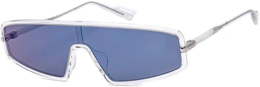 Dior Sunglasses DIORMERCURE 900C8 99mm Crystal / Light Blue Mirror Lens