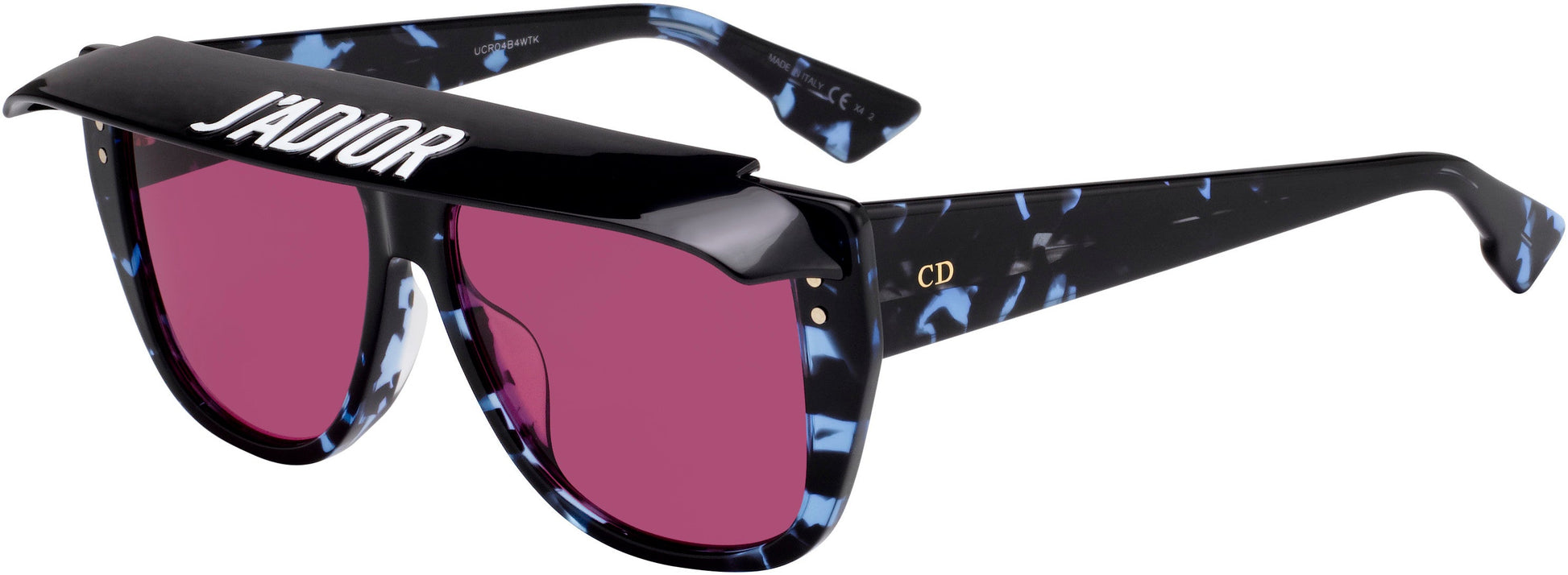 Dior Sunglasses DiorClub2 JBWU1 56mm Blue Havana / Dark Pink  display picture 1