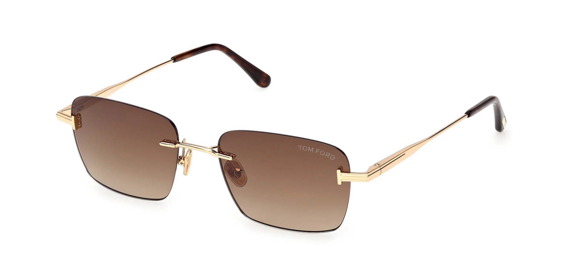 Tom Ford Jake-02 Sunglasses FT1354 30F 54mm Gold / Dark 
