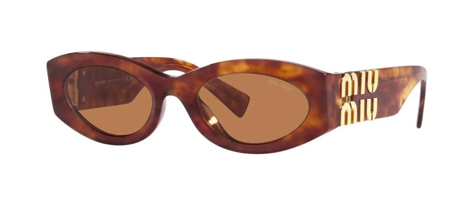 Miu Miu Sunglasses MU11WS 4BW2Z1 54mm Havana / Brown Lens
