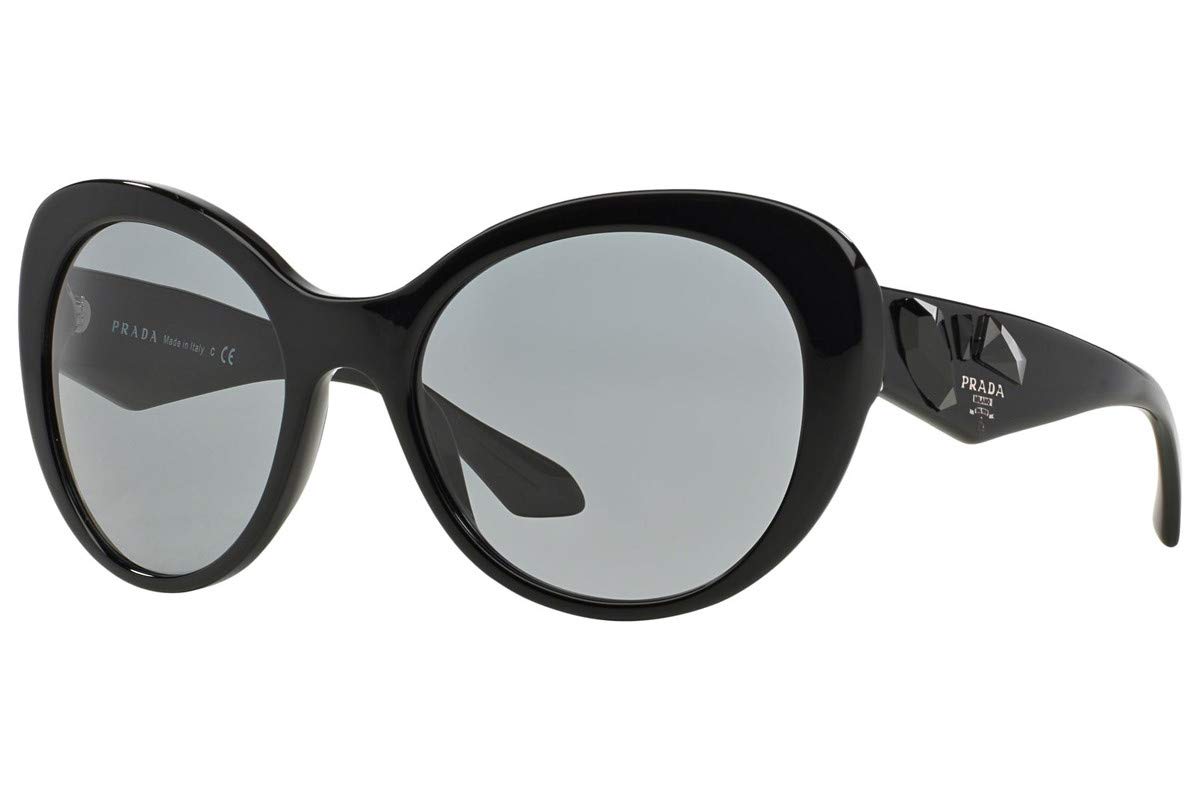 Prada Sunglasses PR26QS 1AB3C2 56mm Black / Dark Grey Lens