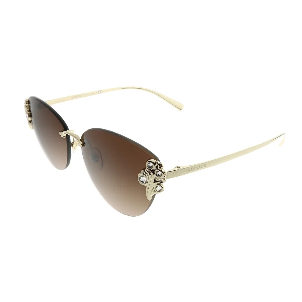 Versace Sunglasses VE2196B 125213 58mm Pale Gold / Brown Gradient Lens
