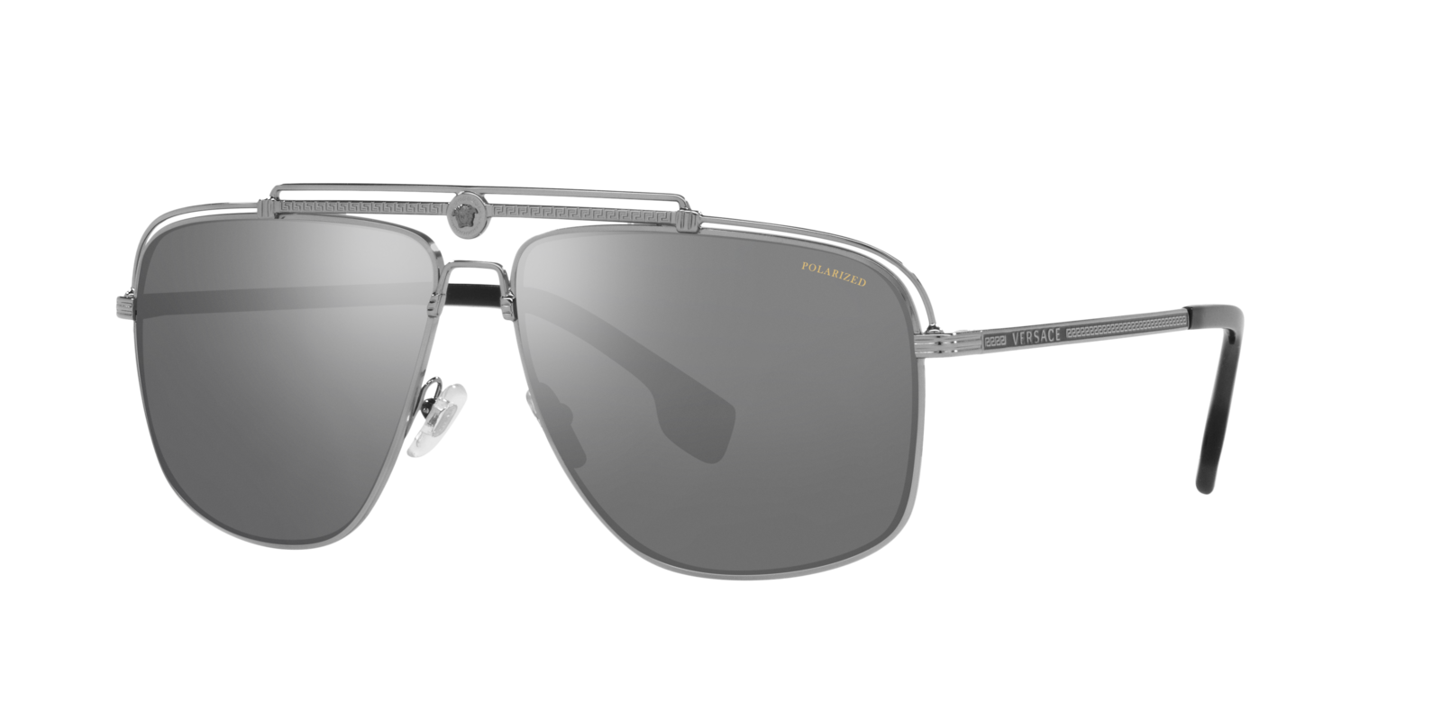 Versace sunglasses ? 100% Authentic!!! VERSACE VE4465 545987 Black White Grey Men main image 3