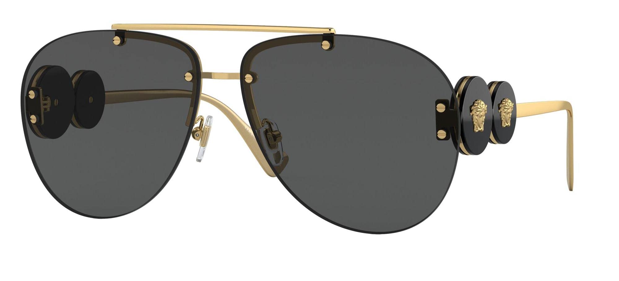 Versace Mens Gold Dark 63mm Sunglasses! Versace Men Gold and Black Sunglasses 63mm | Mercari main image 4