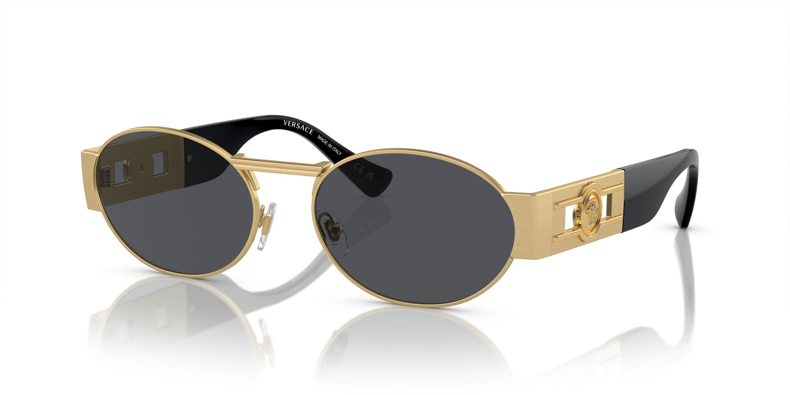 Versace Sunglasses VE2264 100287 56mm Matte Gold / Dark Grey  display picture 2