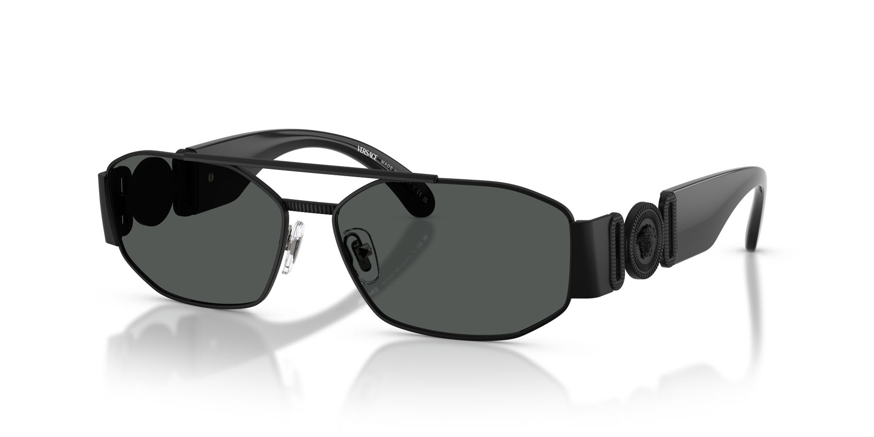 Versace Sunglasses VE2287 126187 58mm Matte Black / Dark Grey Lens