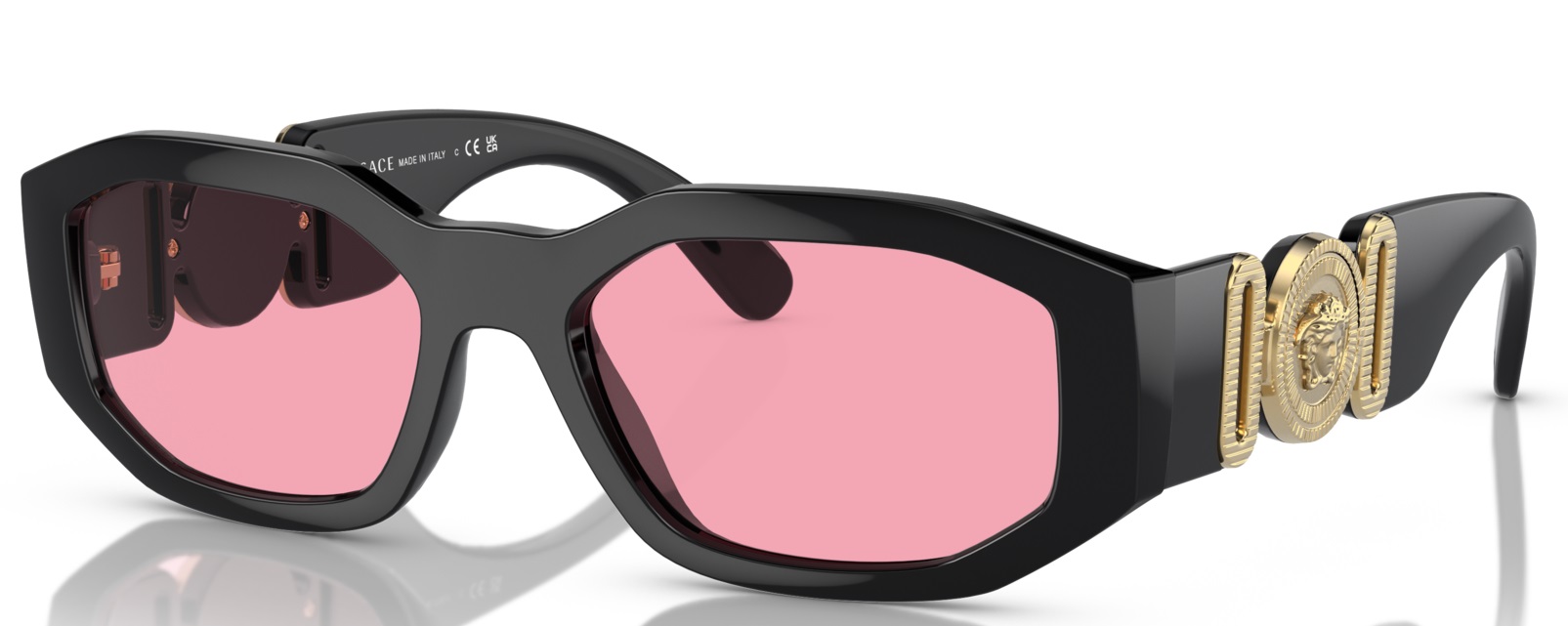 Versace Sunglasses VE4361 GB184 53mm Black / Pink Lens | eBay display picture 2