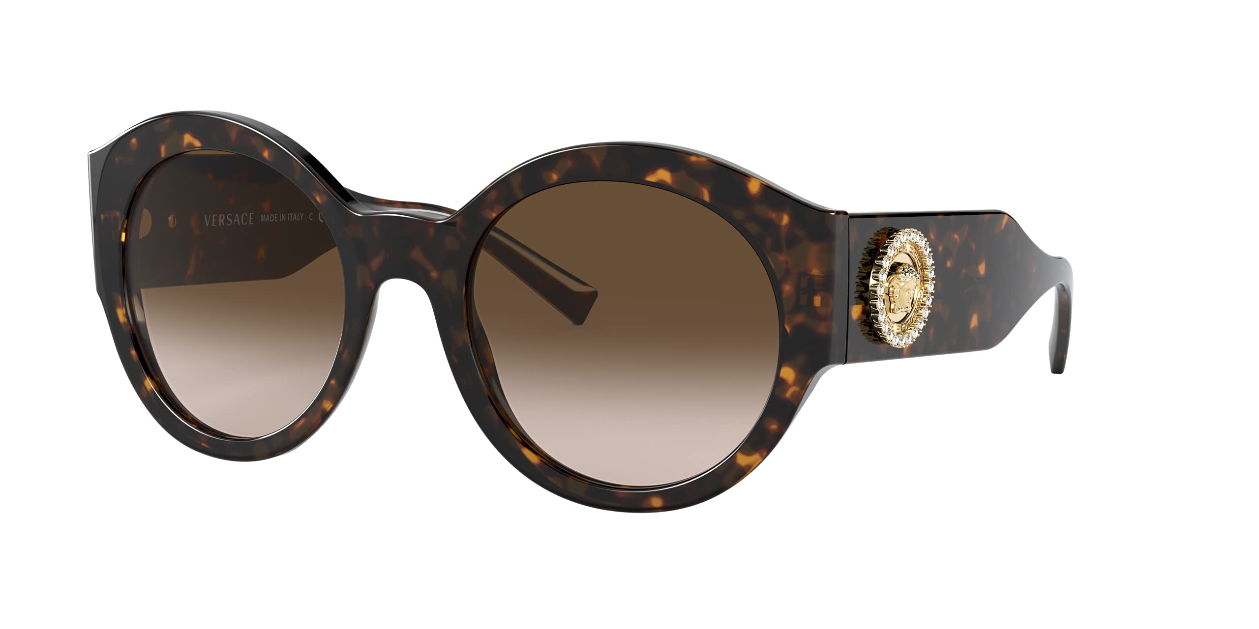 VERSACE Havana Sunglasses Brown Gradient Lens 8056262014042.jpg?20240311091936 main image 4