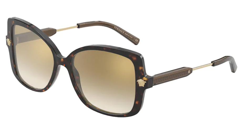 Versace Sunglasses VE4390 1086E 56mm Havana / Gradient Brown  display picture 2