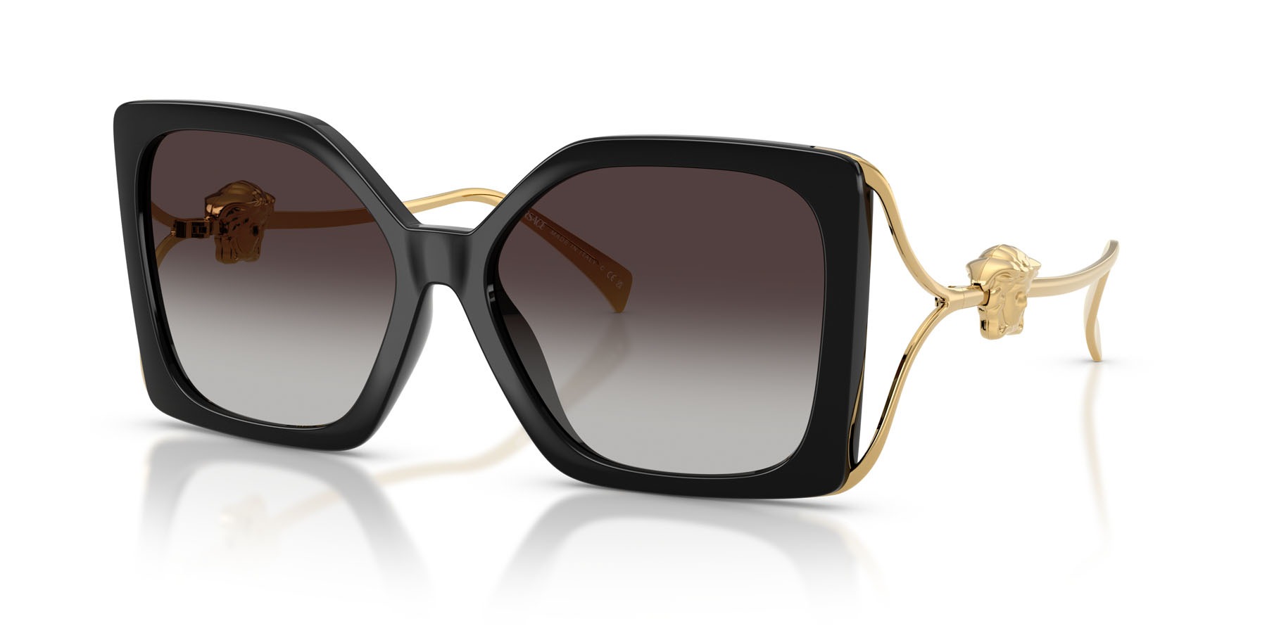 Versace Black Gradient Sunglasses Versace VE4510U Sunglasses | FramesDirect.com main image 3