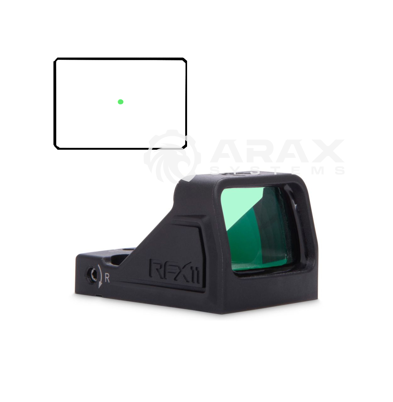 Viridian Technologies Rfx11 3MOA Micro Green Dot Reflex Optic RMSc