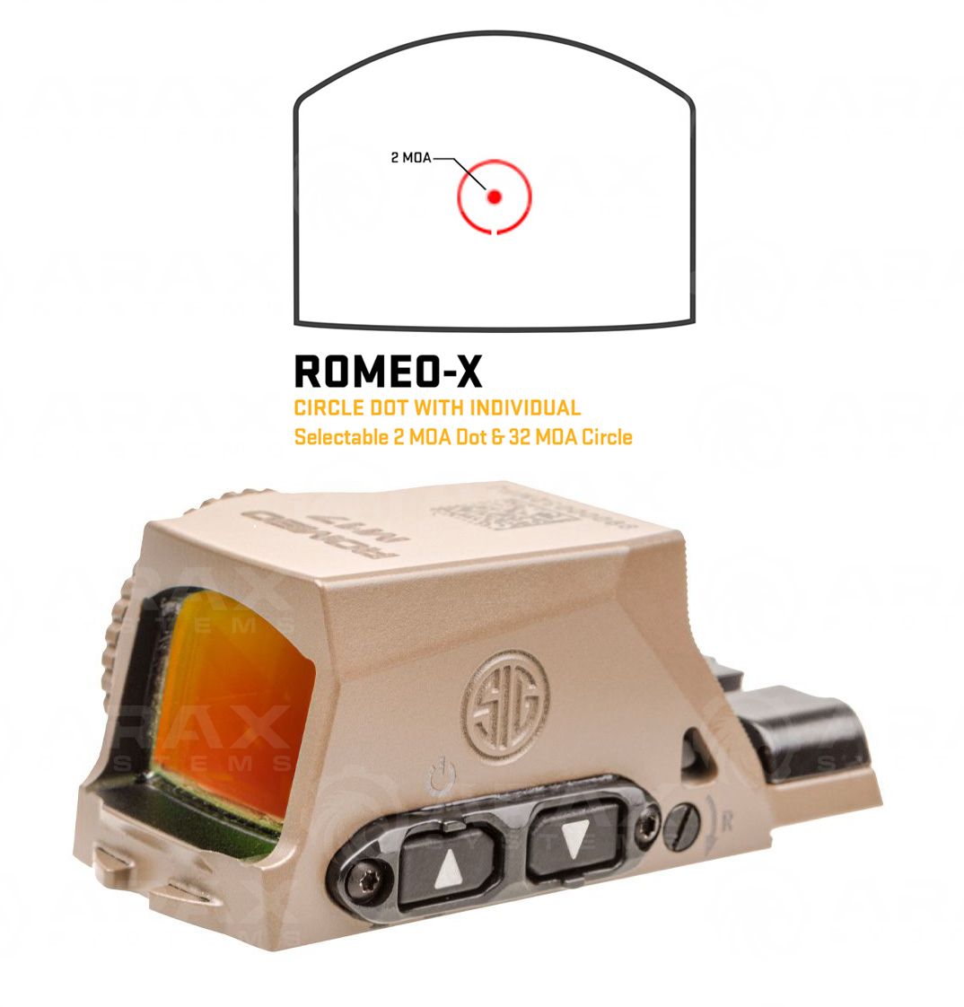 SIG Sauer Romeo-M17 Enclosed Red Dot Reflex Optic *MHS* Mount Only