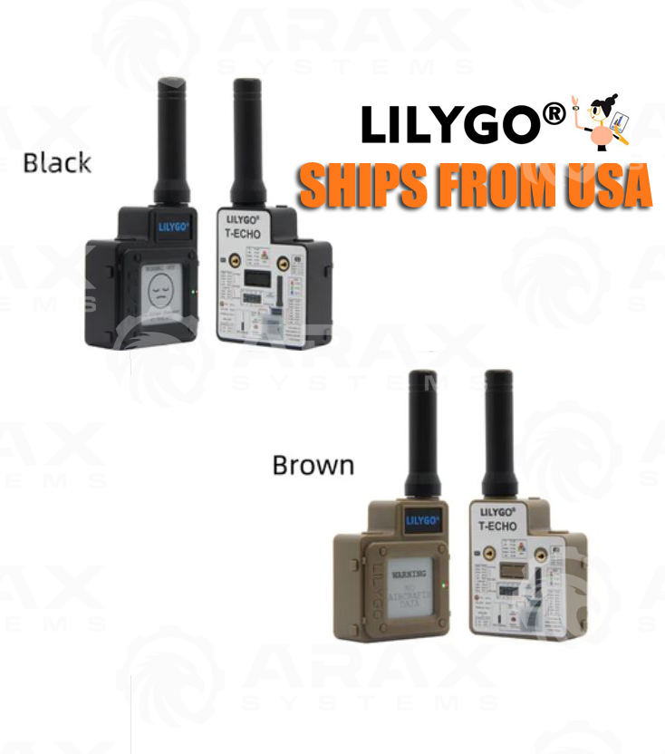 LILYGO® T-Echo Meshtastic LoRa 915MHz 1.54 E-Paper GPS RTC