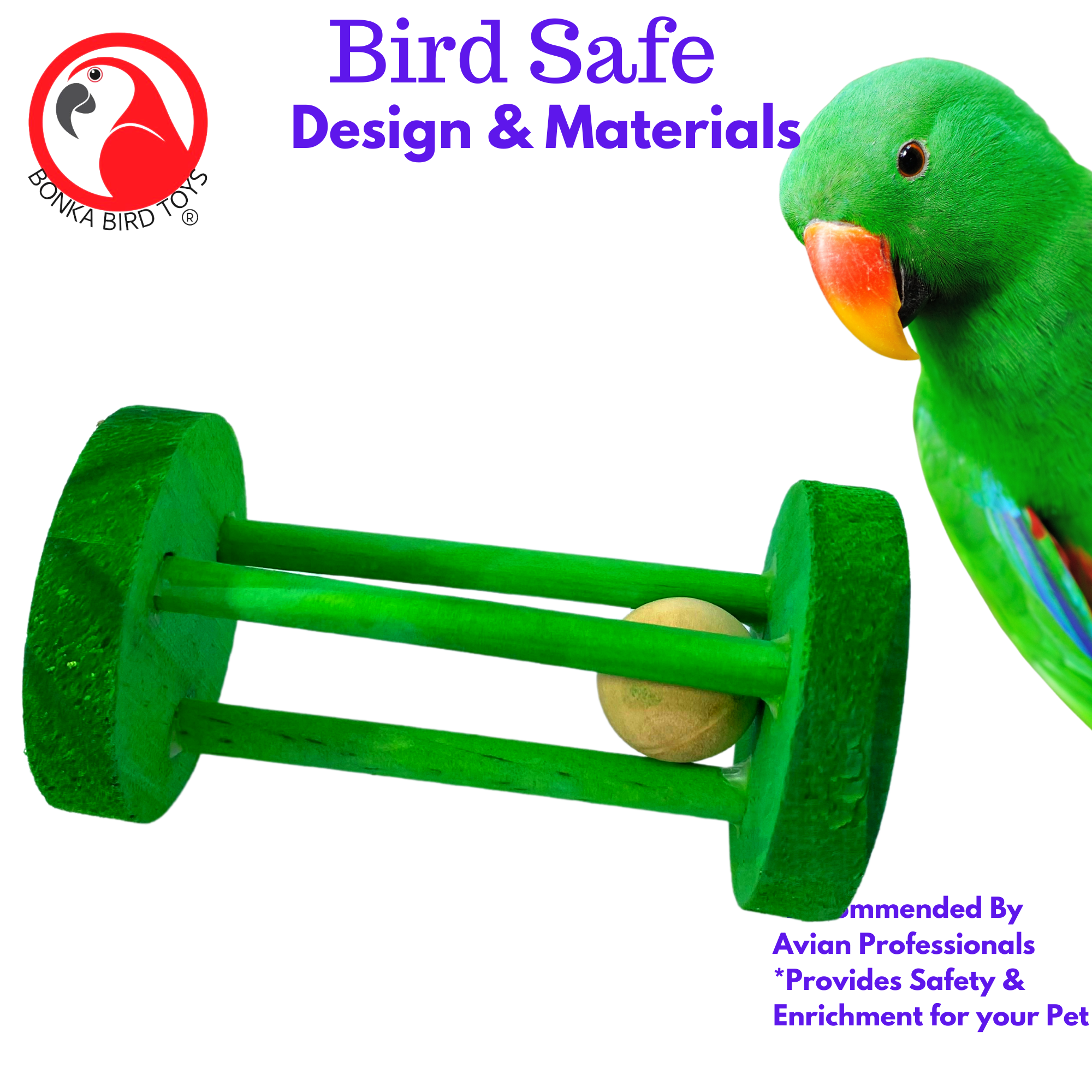 Rompecabezas cilindro de sonajero Bonka Bird Toys pie garra loro jaula juguete - Imagen 17 de 23