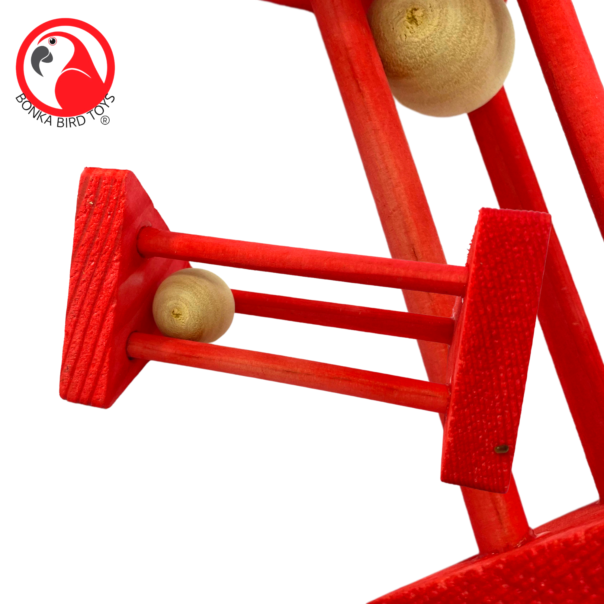 Rompecabezas cilindro de sonajero Bonka Bird Toys pie garra loro jaula juguete - Imagen 19 de 23