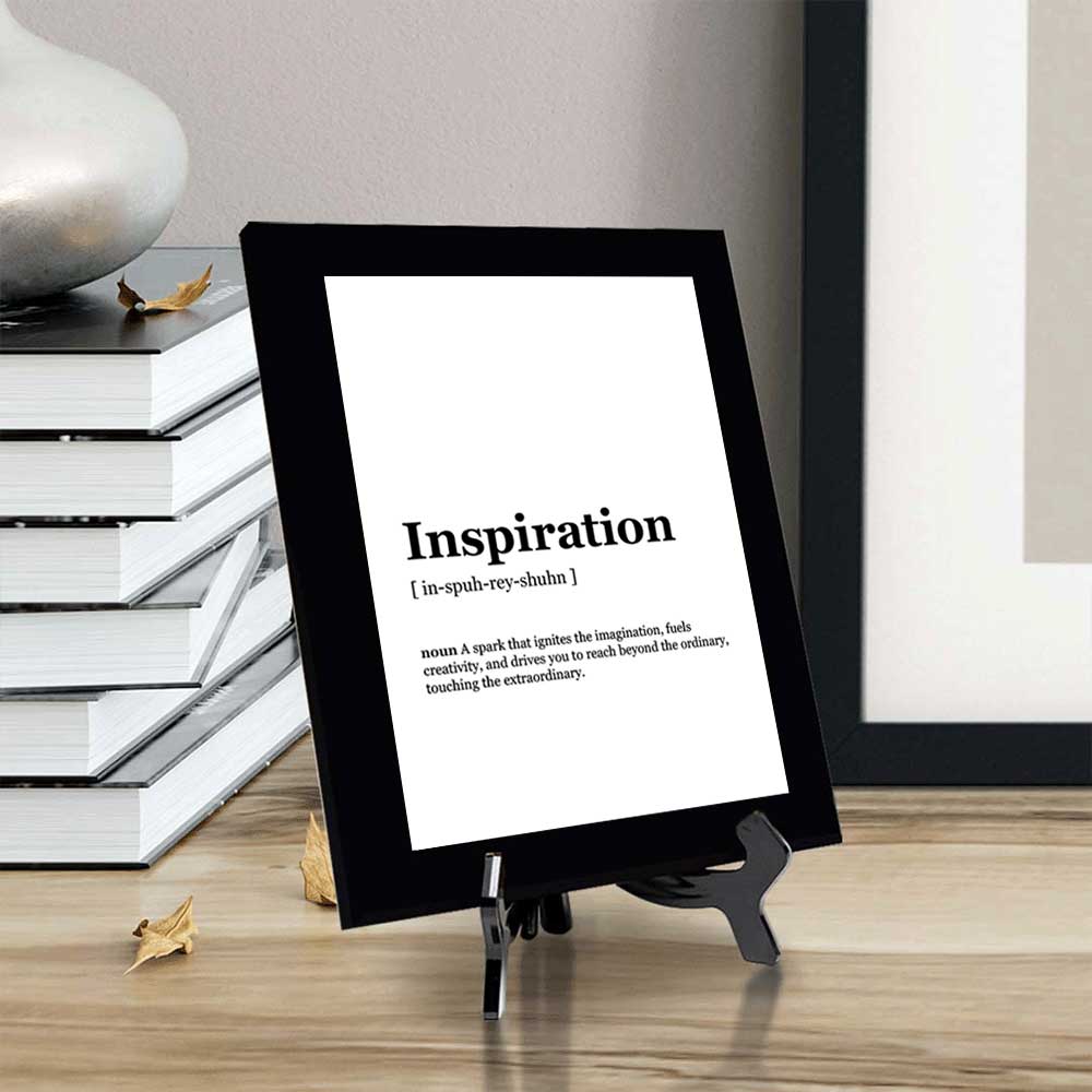 Inspiration Dictionary Definition Decorative Wall Plaque