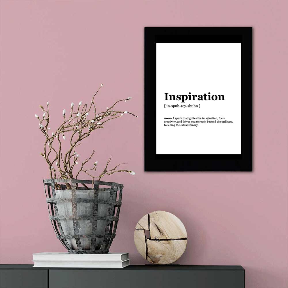 Inspiration Dictionary Definition Decorative Wall Plaque
