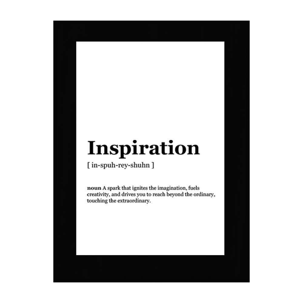 Inspiration Dictionary Definition Decorative Wall Plaque