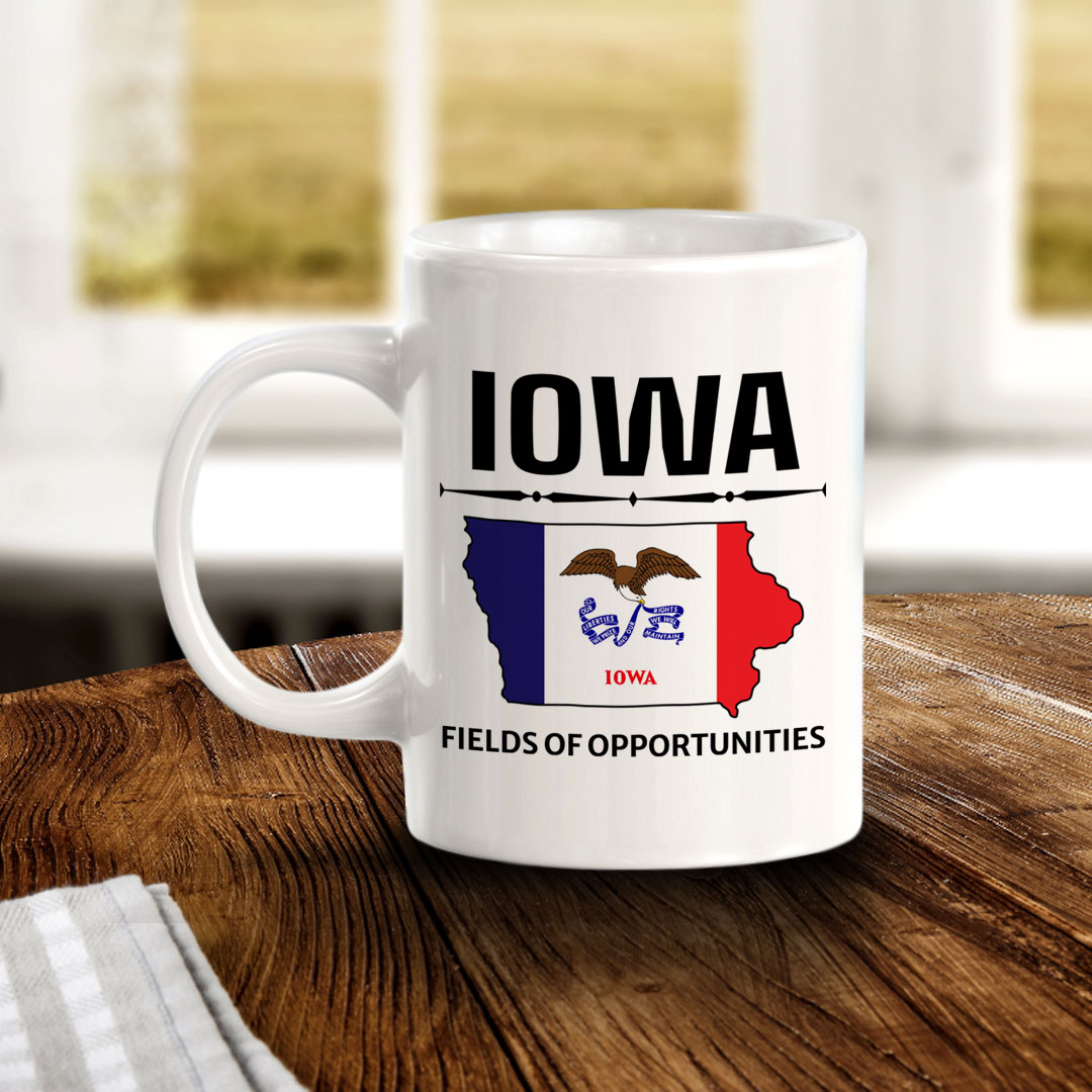 Taza de café de plástico o cerámica Designs ByLITA Iowa: Fields of Opportunities 11 oz - Imagen 8 de 18