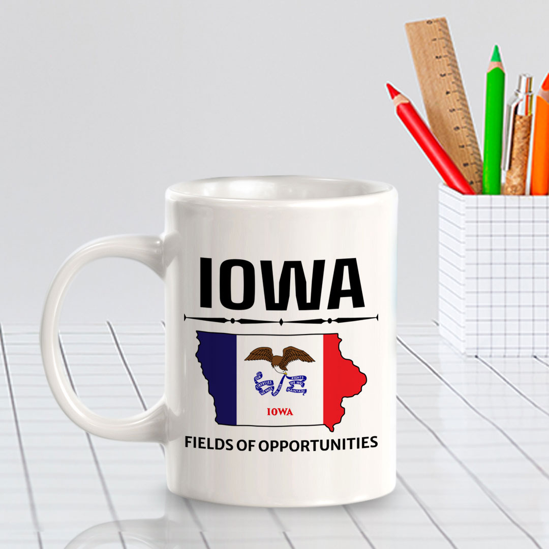 Taza de café de plástico o cerámica Designs ByLITA Iowa: Fields of Opportunities 11 oz - Imagen 16 de 18