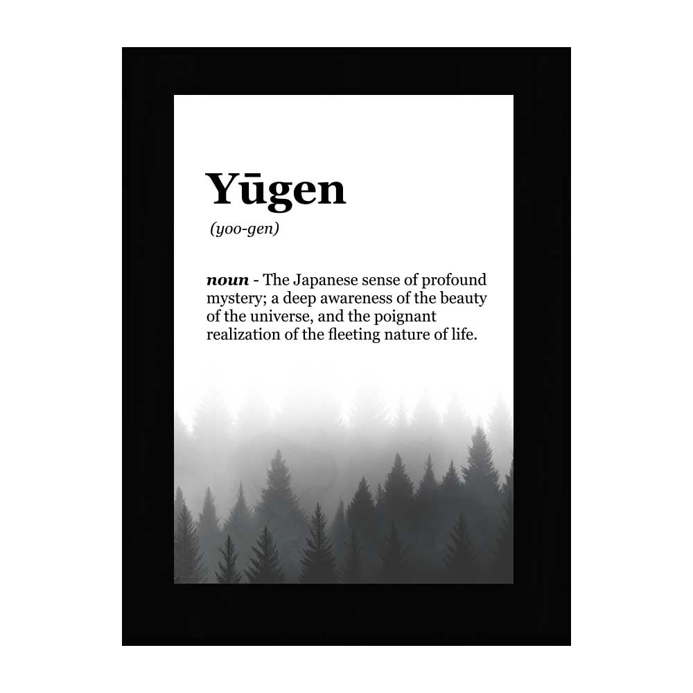Y?gen Definition Decorative Wall Plaque With Easel Acrylic Stand