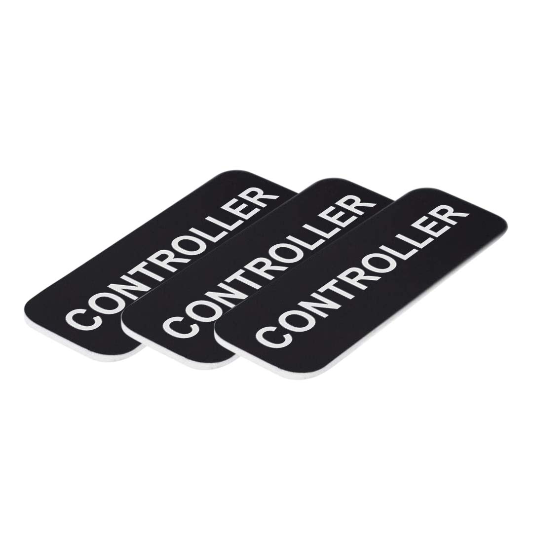 Controller 1 x 3" Name Tag, (3 Pack)