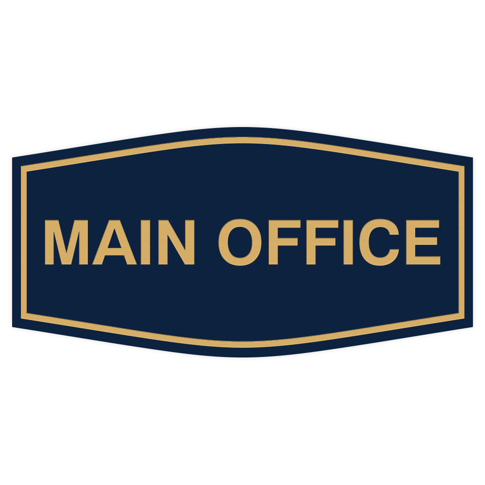 Fancy Main Office Sign - Picture 5 of 14