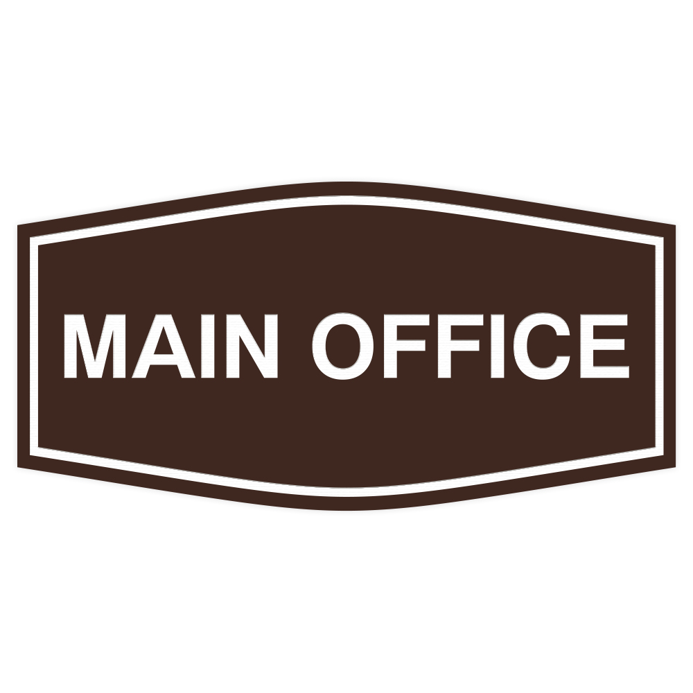 Fancy Main Office Sign - Picture 7 of 14