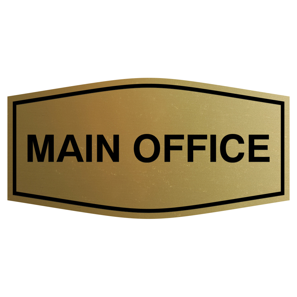 Fancy Main Office Sign - Picture 6 of 14