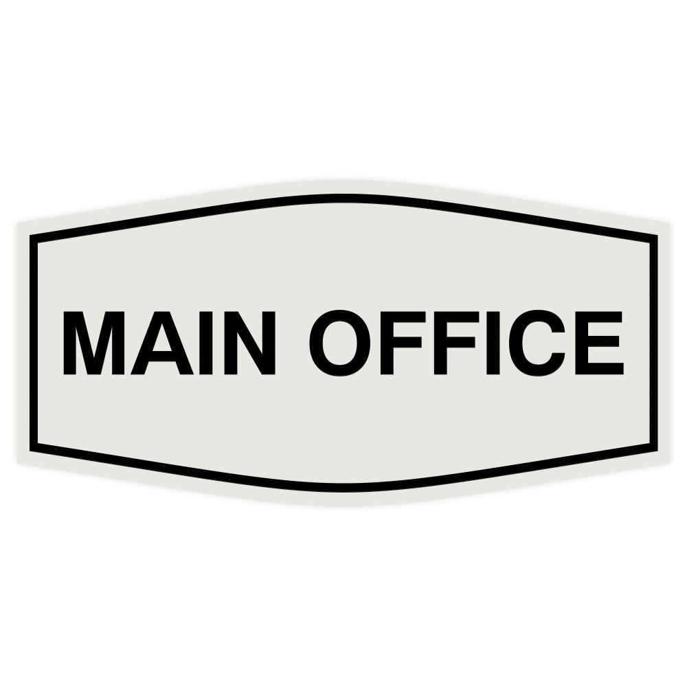 Fancy Main Office Sign - Picture 8 of 14