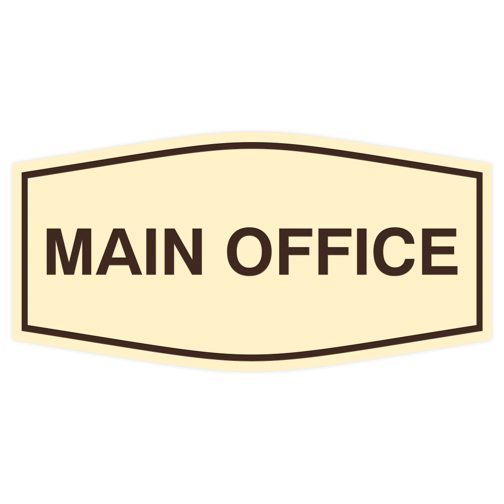 Fancy Main Office Sign - Picture 9 of 14