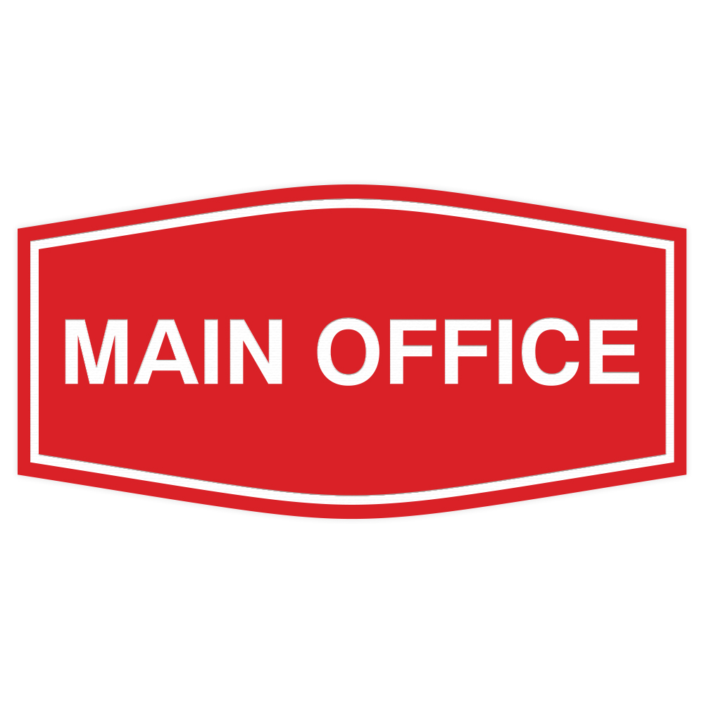 Fancy Main Office Sign - Picture 10 of 14