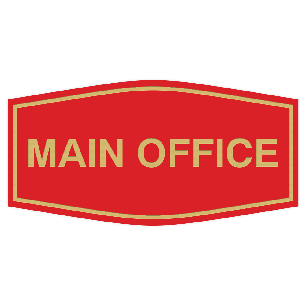 Fancy Main Office Sign - Picture 11 of 14