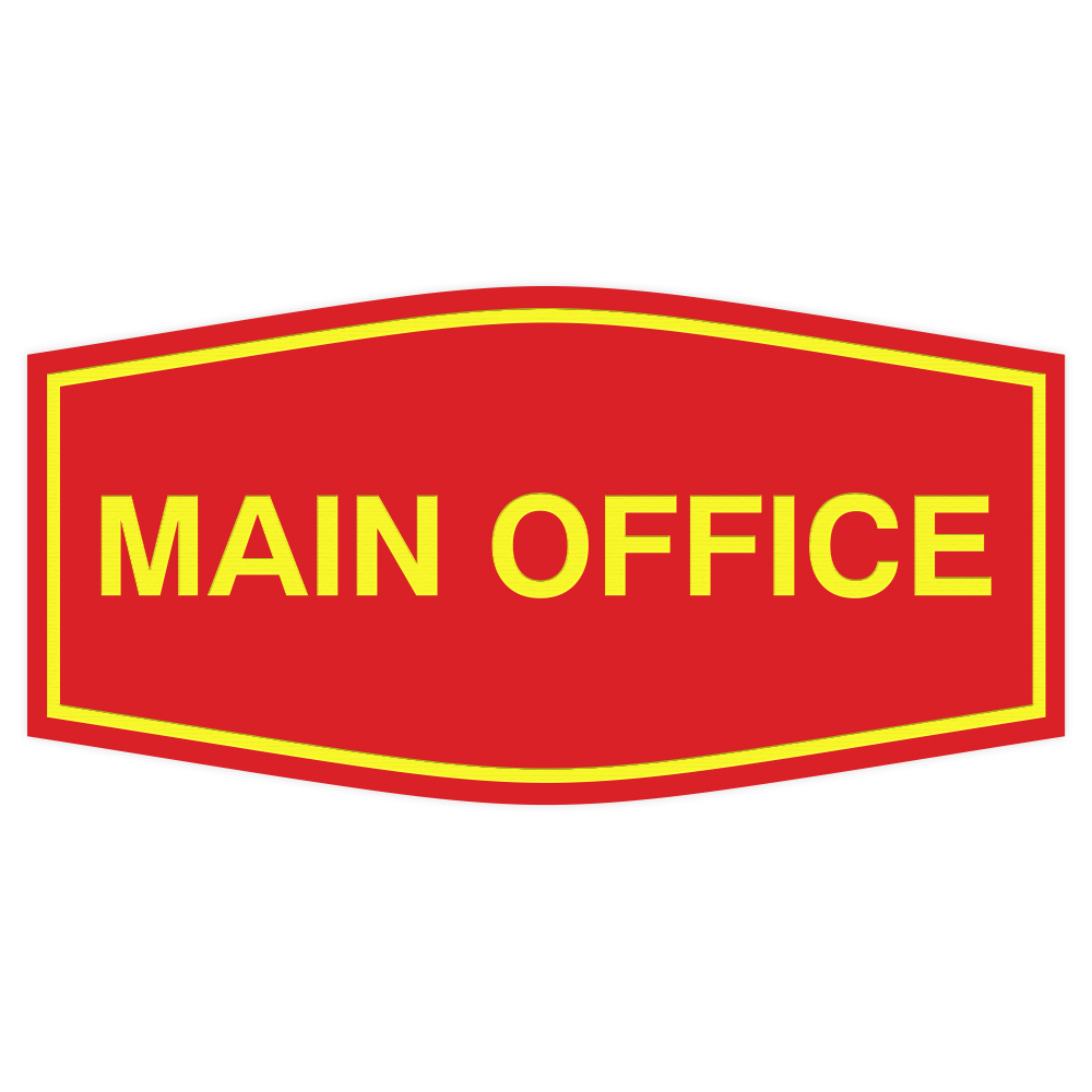 Fancy Main Office Sign - Picture 12 of 14