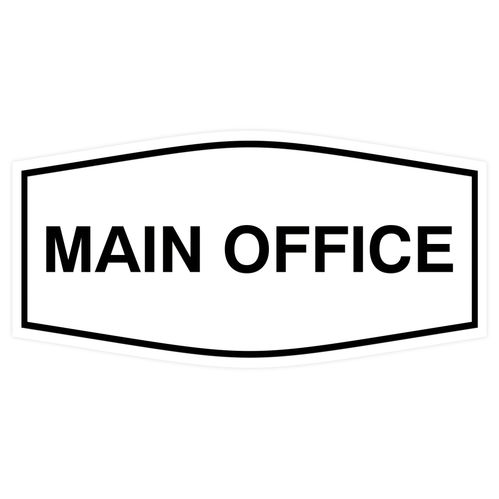 Fancy Main Office Sign - Picture 14 of 14